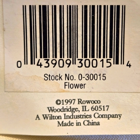 Vintage Shaker Hearth 3" Hand Molded Painted Cookie Press Terra Cotta Press Base - Picture 8 of 9